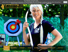 Tablet Screenshot of pfeilflug.net